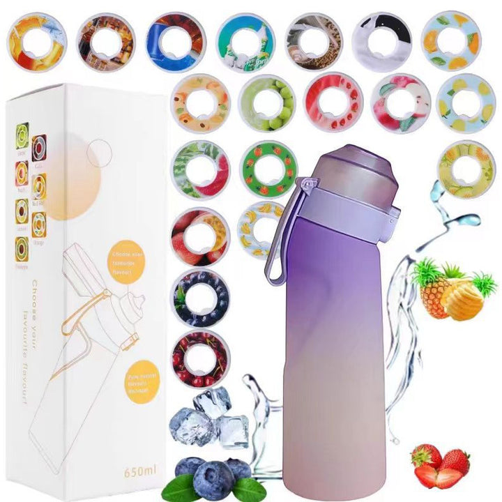 Tritan-Sportflasche mit Geschmacksringen, 650 ml