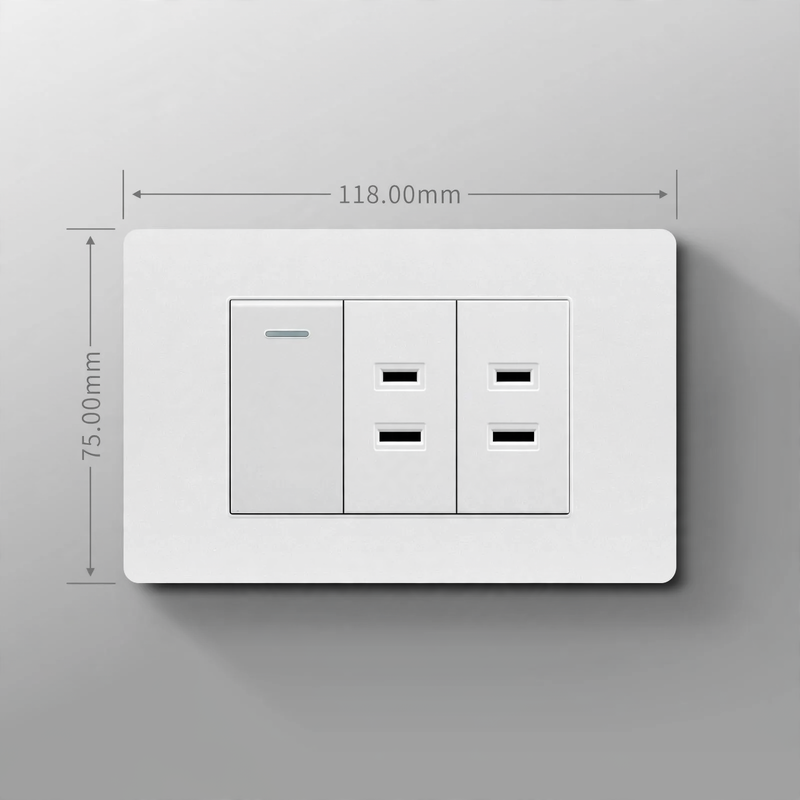 Steckdose 16A europäischer Standard mit USB