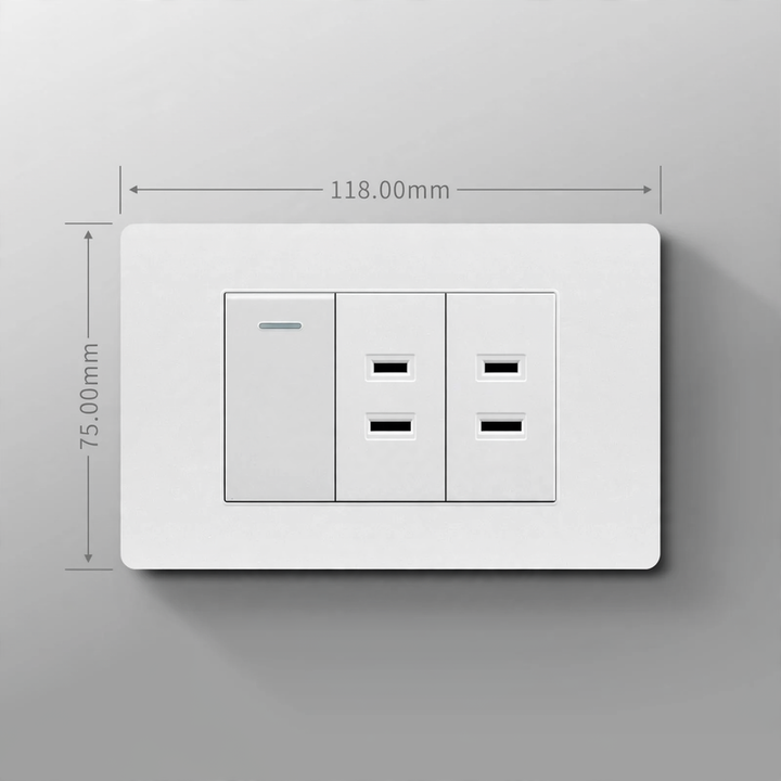 Steckdose 16A europäischer Standard mit USB