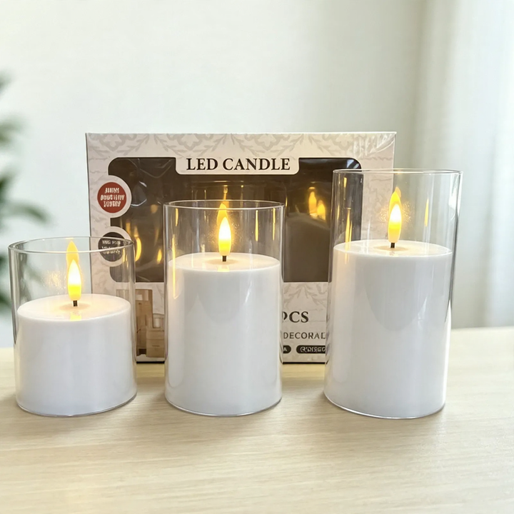 LED-Kerzen-Set, 36-teilig