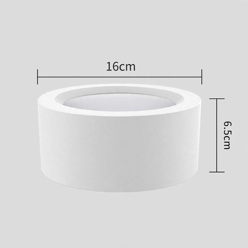 LED-Aufbauleuchte, rund, ohne Bohren