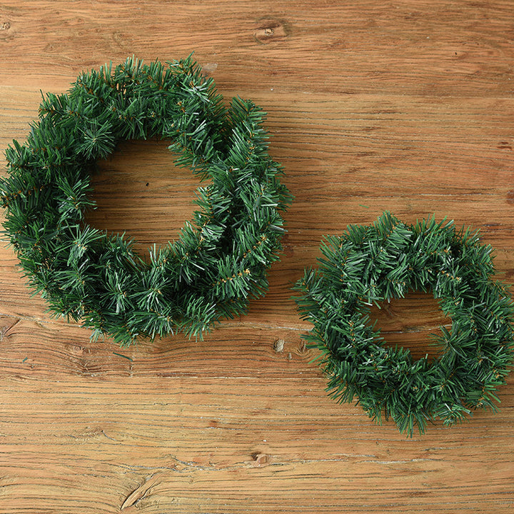 Dekorativer Weihnachtskranz aus PVC, verschiedene Größen