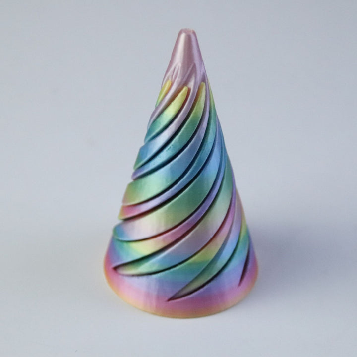3D-gedrucktes Spiral-Pyramiden-Spielzeug