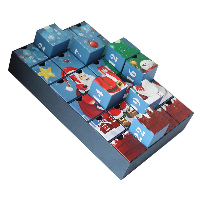 Exklusiver Adventskalender mit 24 Fächern