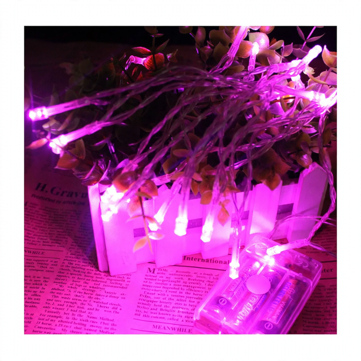 LED-Lichterkette mit Batteriebetrieb, verschiedene Längen