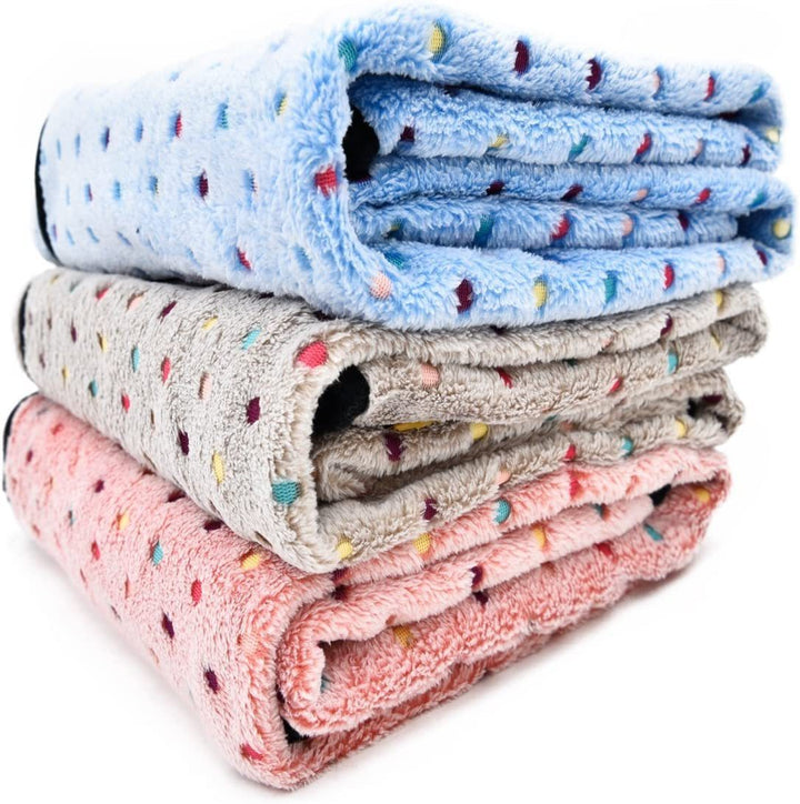 Haustiermatte aus Fleece, Pfoten- und Knochenmuster