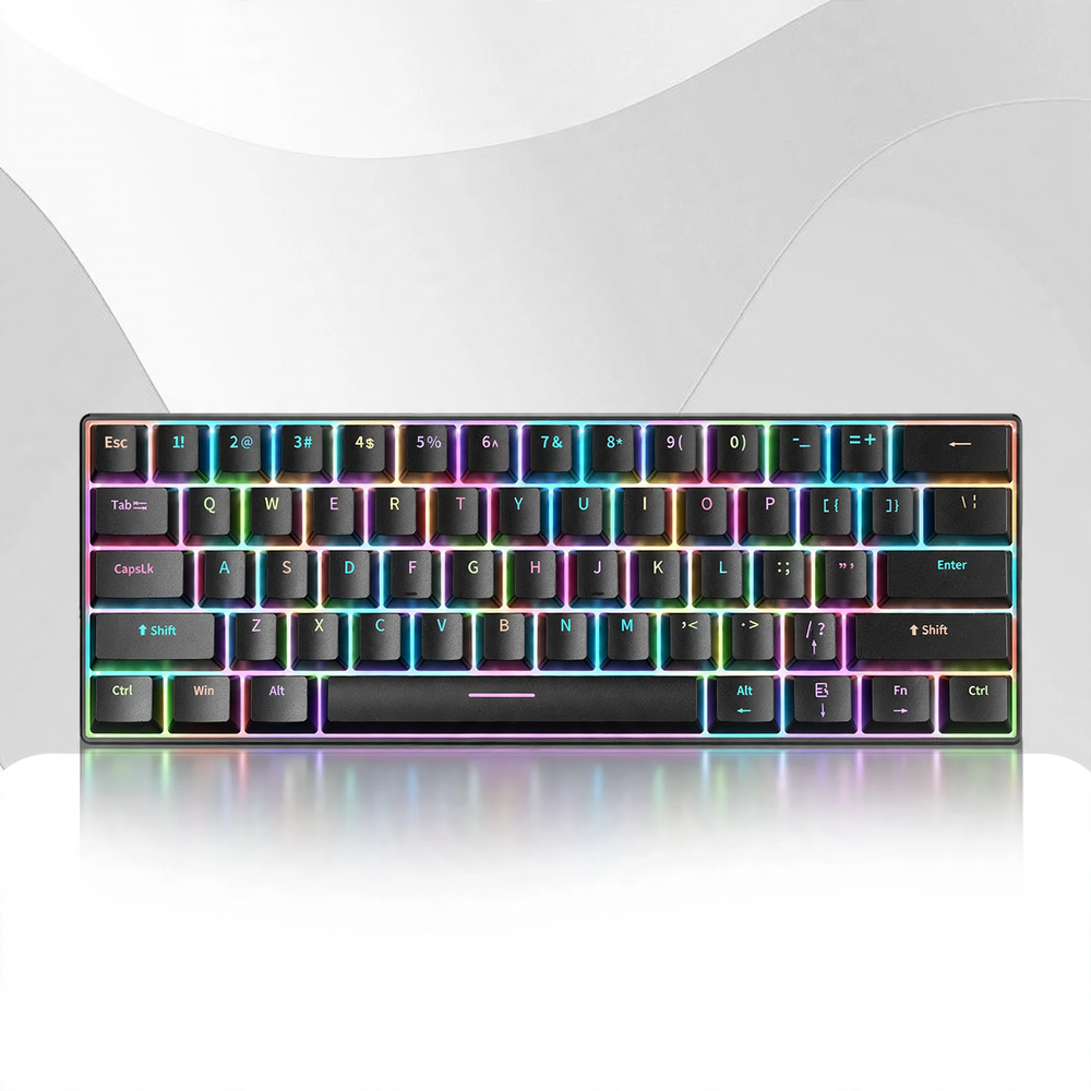 Mechanische Tastatur mit RGB-Beleuchtung