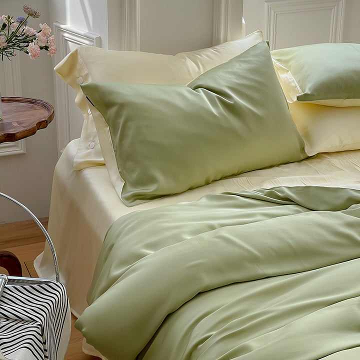 Lyocell-Bettwäsche-Set, 4-teilig, elegant