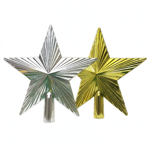 Weihnachtsbaum-Stern, Sonnen-Design, Kunststoff