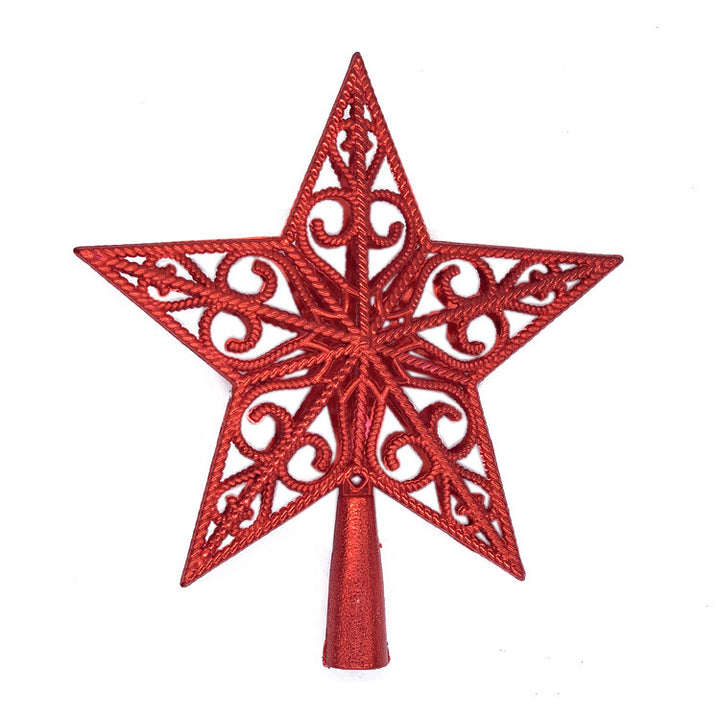 Weihnachtsbaum-Spitze Stern mit Pailletten, 15cm oder 20cm