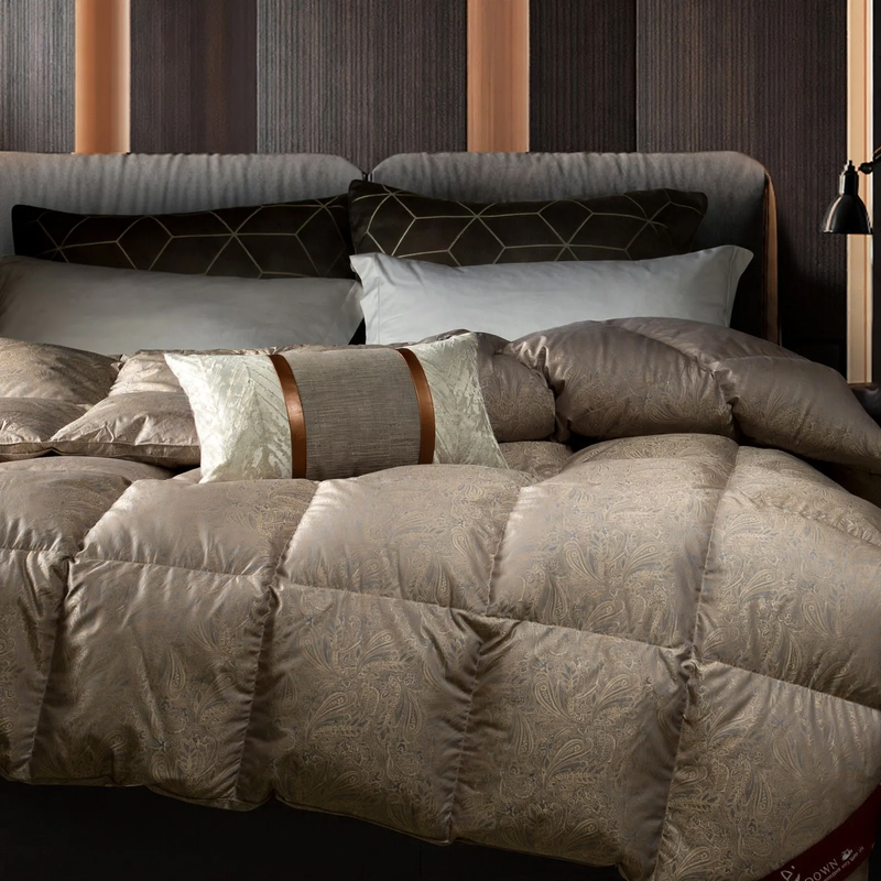Gänsedaunenbett, Winterbett, reine Baumwolle, 5–6 kg