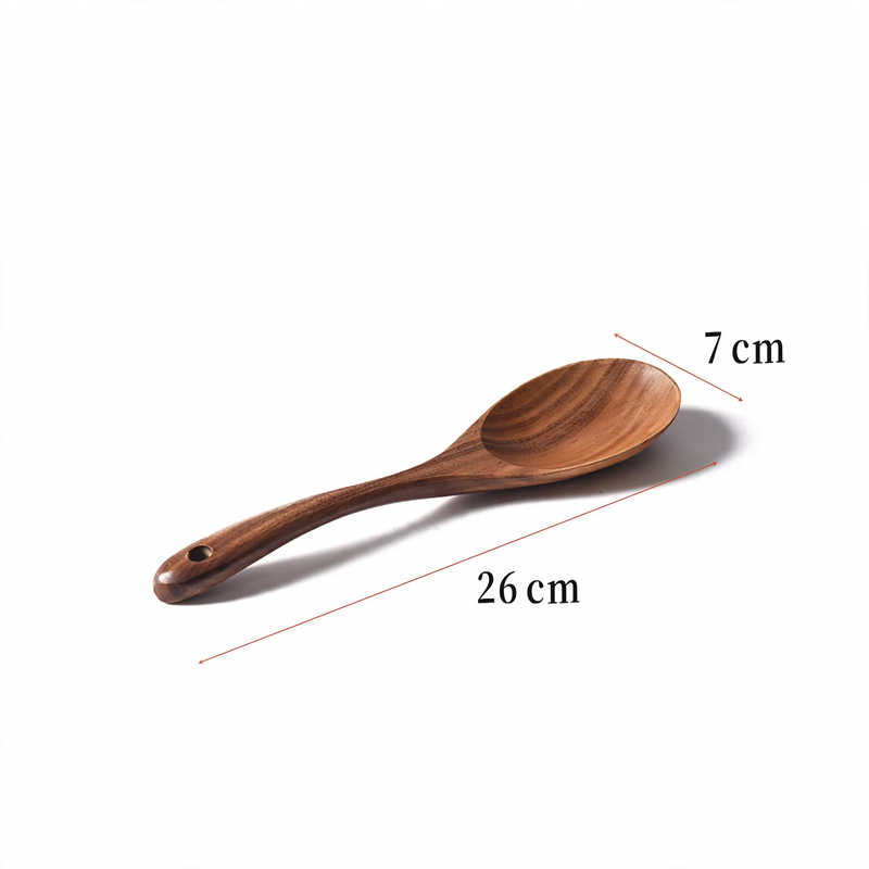 Kochbesteck aus Holz, verschiedene Formen