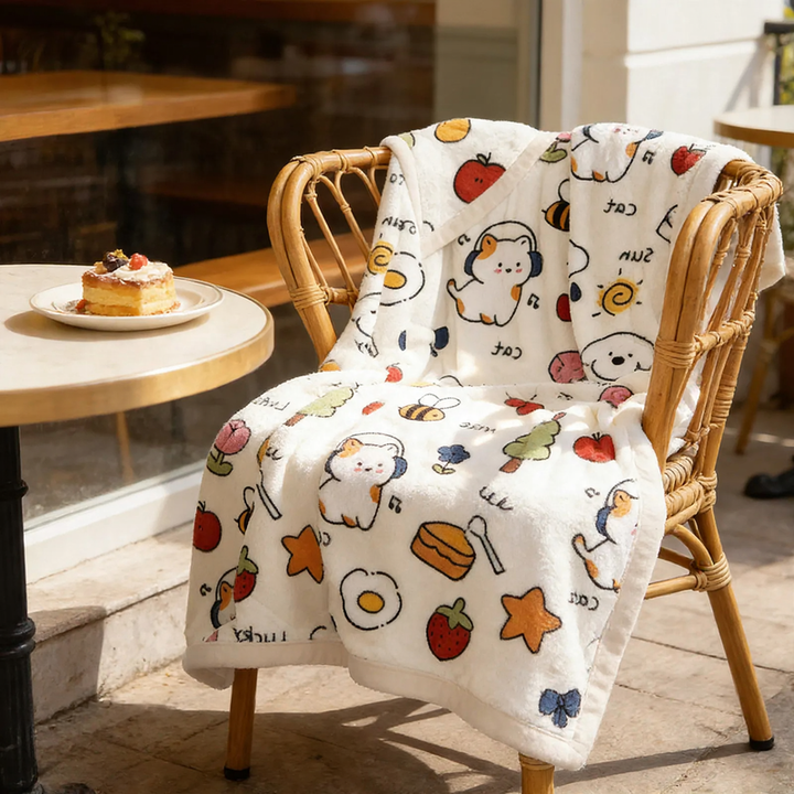 Milchfaser-Decke für Kinder und Erwachsene