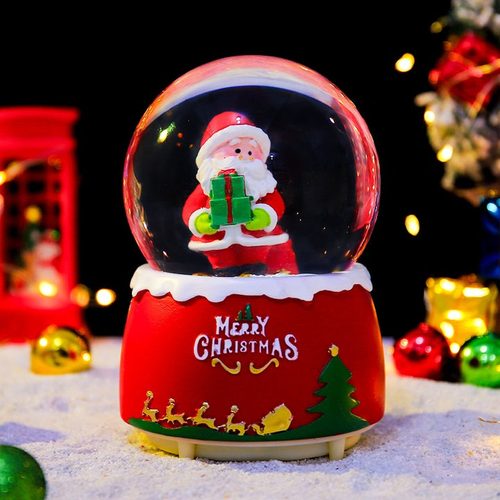 Weihnachts-Schneekugel mit Weihnachtsmann-Motiv