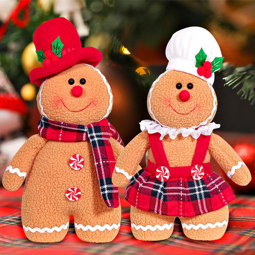 Weihnachts-Stofffigur, Lebkuchenmann oder Wichtel