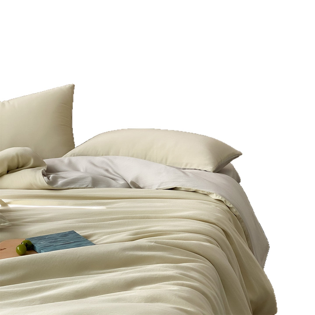 Lyocell-Bettwäsche-Set, 100S Tencel, kühlend und sanft