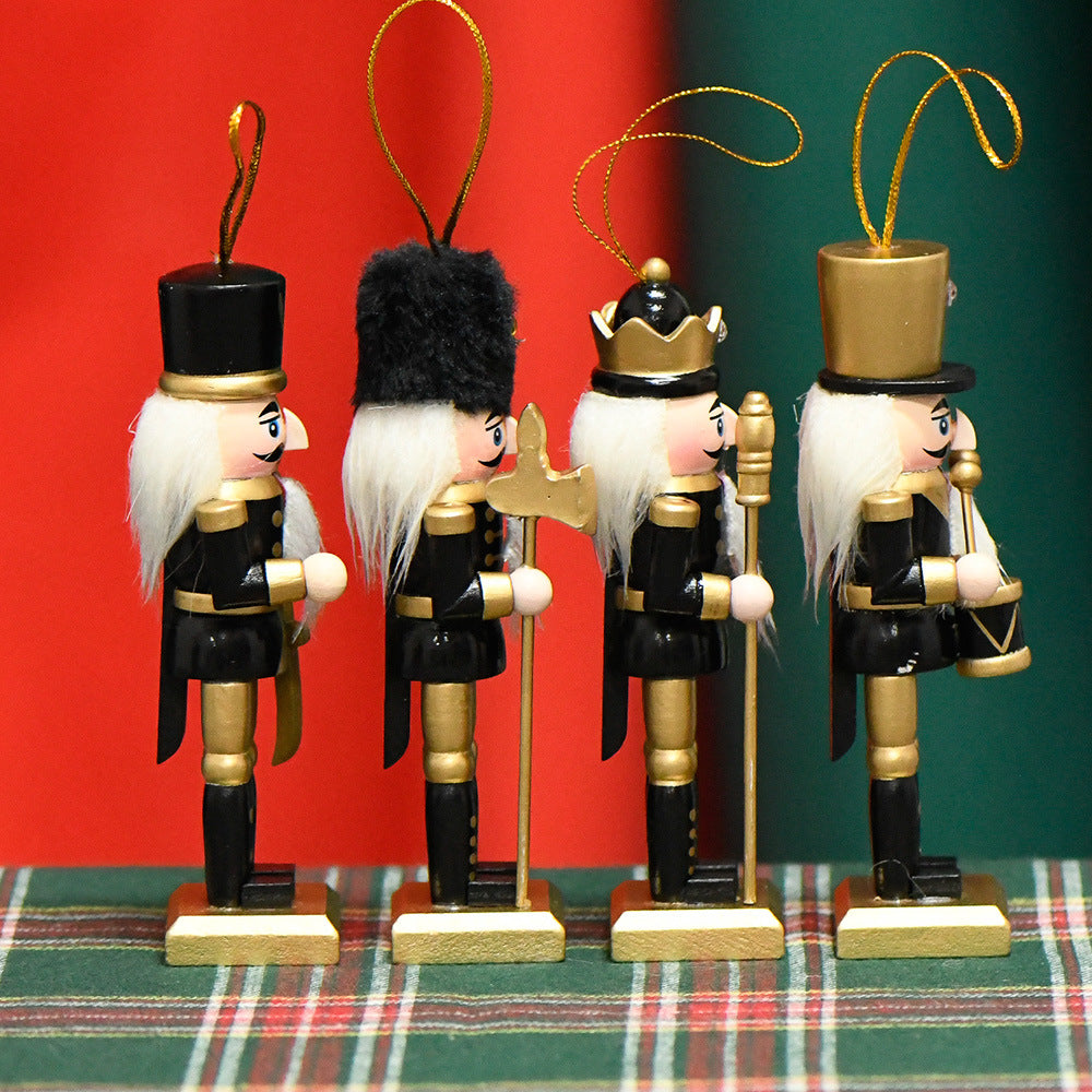 Nussknacker-Soldat aus Hartholz, 13 cm