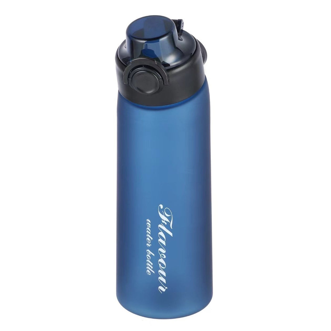 Tritan-Trinkflasche mit Aromaring, 900 ml, mit Strohhalm