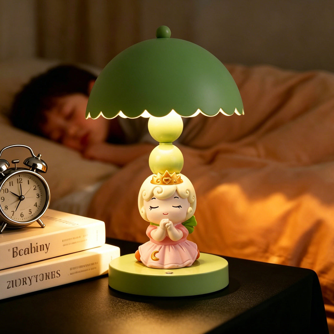 Prinzessin Tischlampe, Nachttischlampe, 3-stufig dimmbar