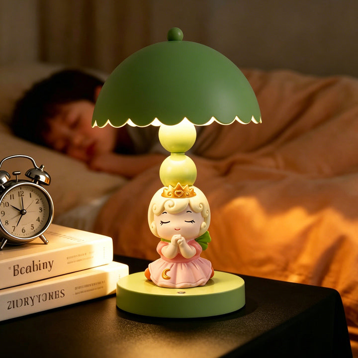 Prinzessin Tischlampe, Nachttischlampe, 3-stufig dimmbar