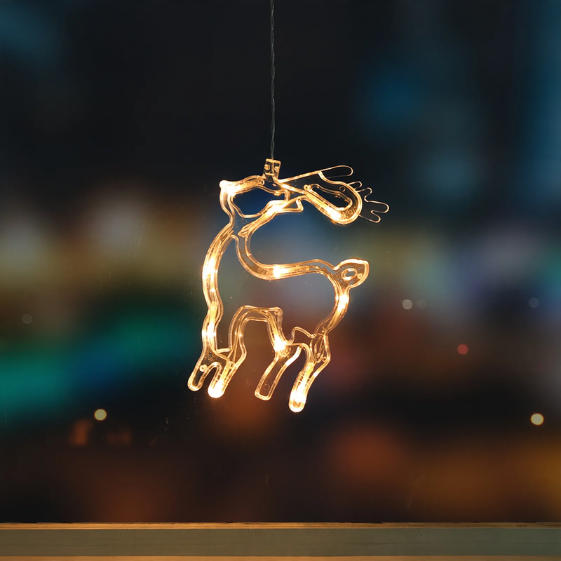LED-Hängedekoration für Fenster und Räume