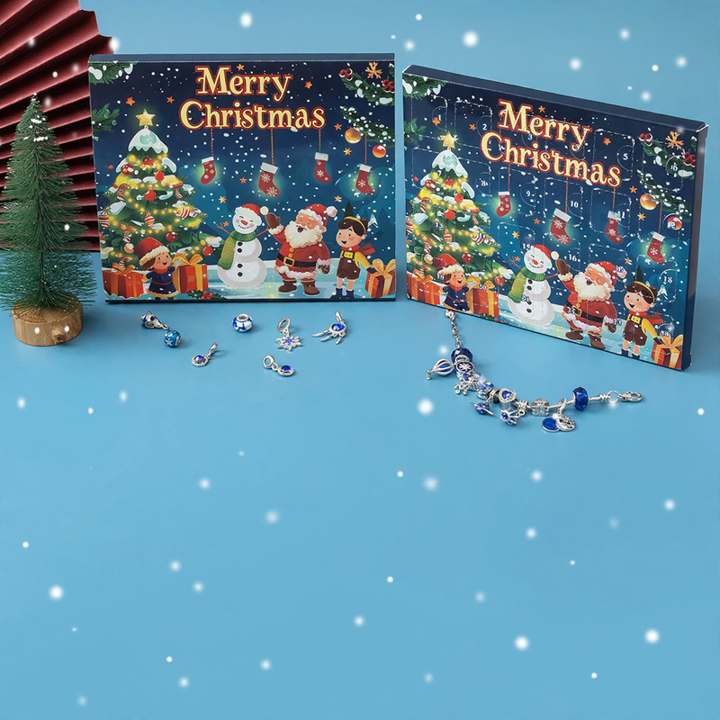 Adventskalender mit Schmucküberraschungen, 24 Tage