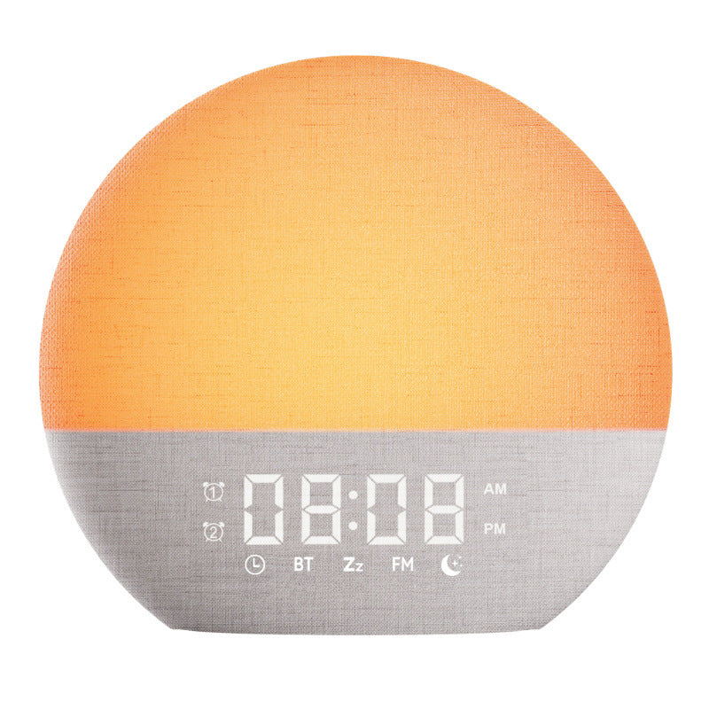 Digitaler Wecker mit Sonnenaufgangslicht und Stimmungsbeleuchtung
