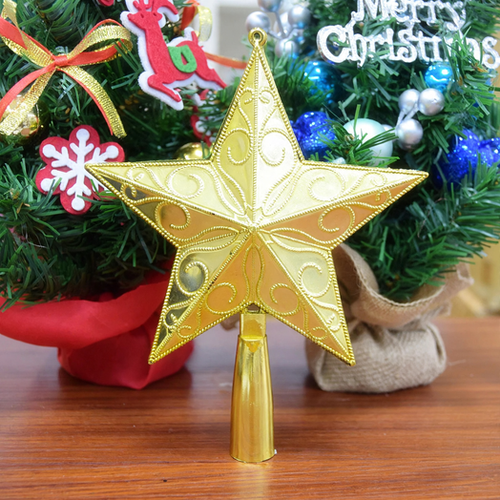 Weihnachtsbaum-Spitze Stern aus Draht