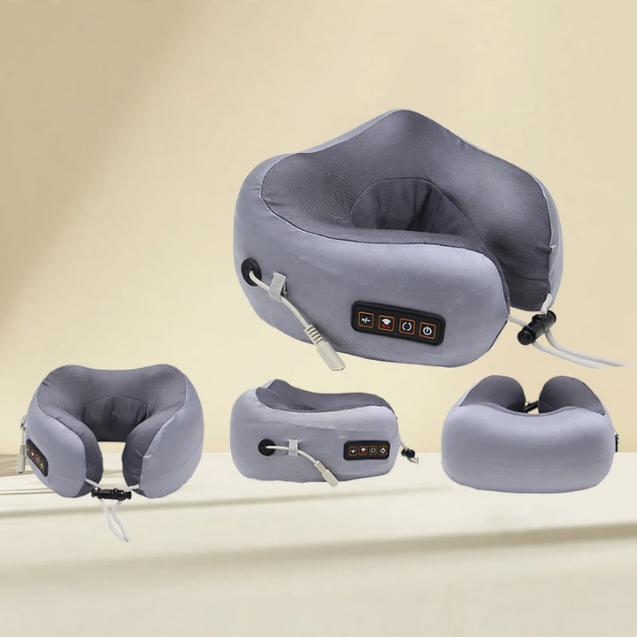 Nackenmassagekissen mit Wärmefunktion und USB-Ladung