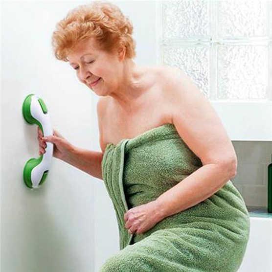 Badezimmer Starker Vakuum-Saugnapf Griff Anti-Rutsch Unterstützung Helfende Griff Karnz