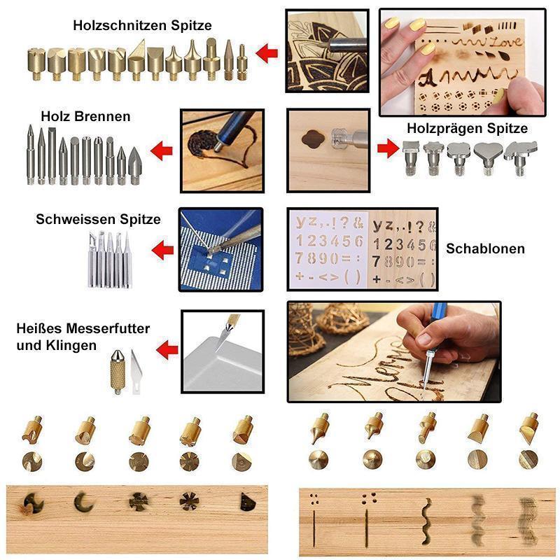 Karnz | Professionelles Holzschnitzerei Set
