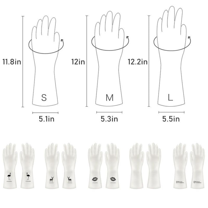 Haushaltsgeschirrspülhandschuhe (10 Paare) | Karnz