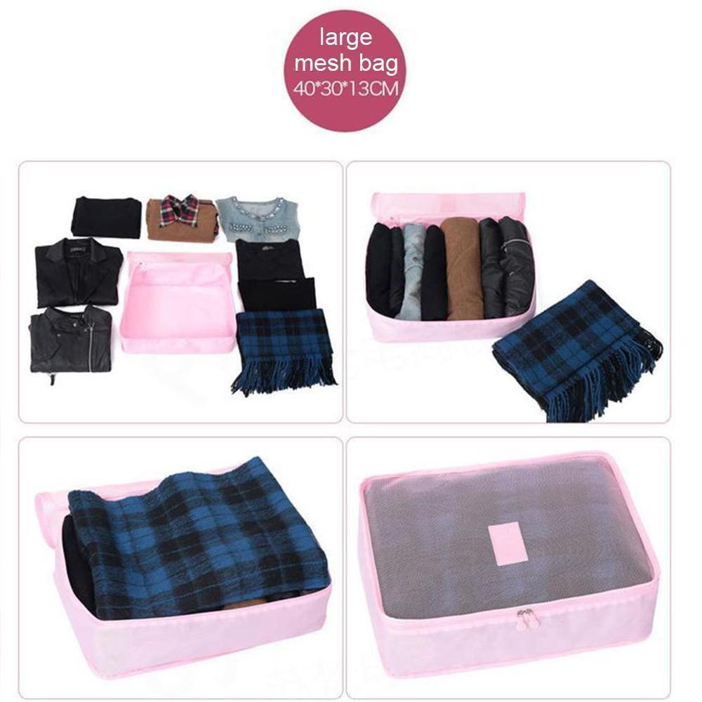 Reisebekleidungs-Aufbewahrungstasche (1 Set, 6 Teile)