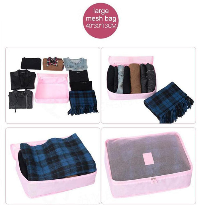 Reisebekleidungs-Aufbewahrungstasche (1 Set, 6 Teile)