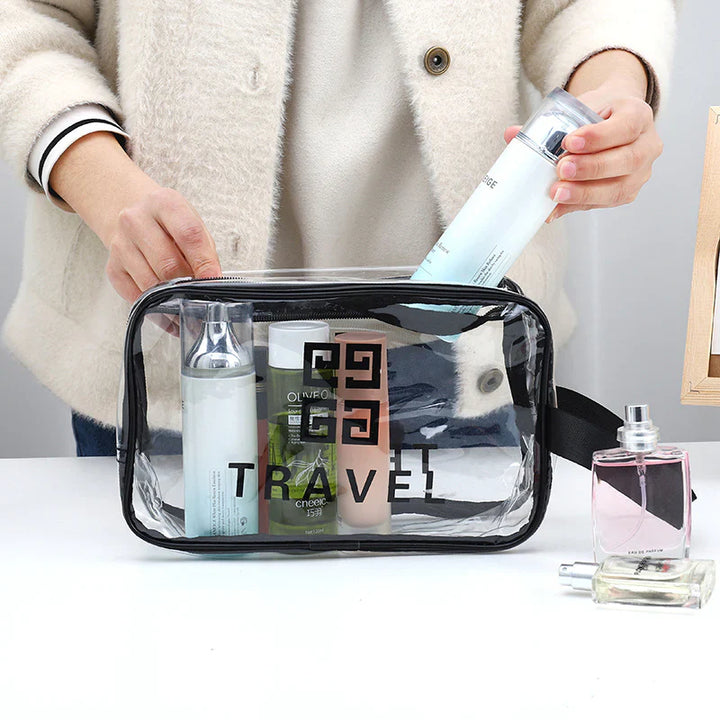 Transparente Kosmetiktasche Organizer Karnz
