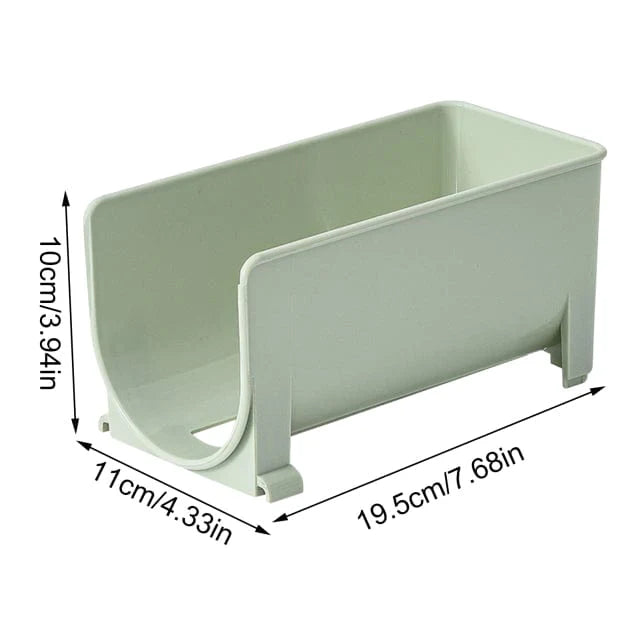 2-Tier Roll Transparente Organizer Halter Karnz