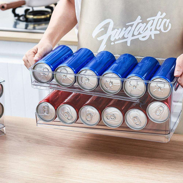 2-Tier Roll Transparente Organizer Halter Karnz
