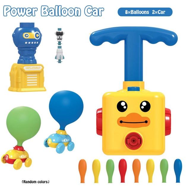 2 in 1 Ballon Launcher & Auto Spielzeug | Karnz
