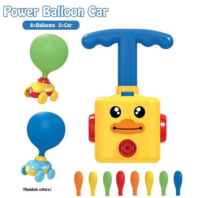 2 in 1 Ballon Launcher & Auto Spielzeug | Karnz