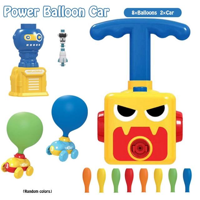 2 in 1 Ballon Launcher & Auto Spielzeug | Karnz