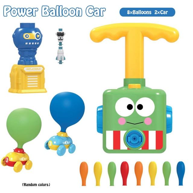 2 in 1 Ballon Launcher & Auto Spielzeug | Karnz