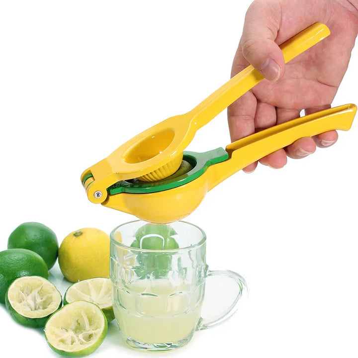 2-in-1 Aluminium Zitrone Limette Presse und Handmanuel Zitrus Entsafter | Karnz