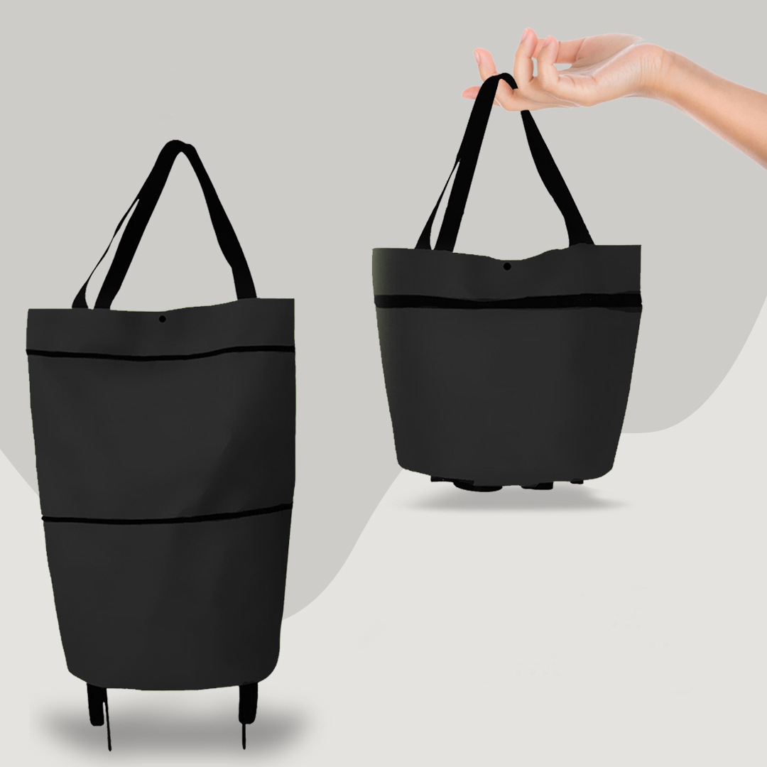 2-in-1-Einkaufstasche mit Rollen – CarryFlex