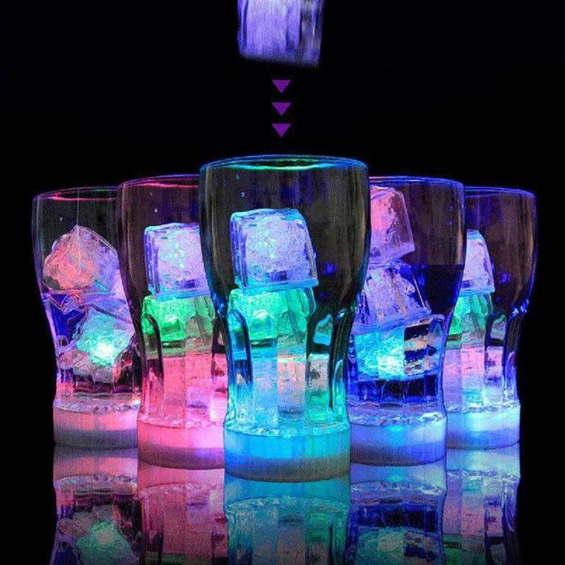 Bunte wasseraktivierte LED-Eiswürfel | Karnz