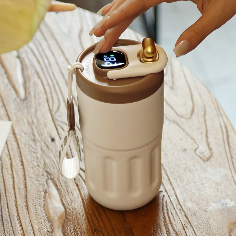 Portabler Smart Edelstahl Kaffeebecher | Karnz