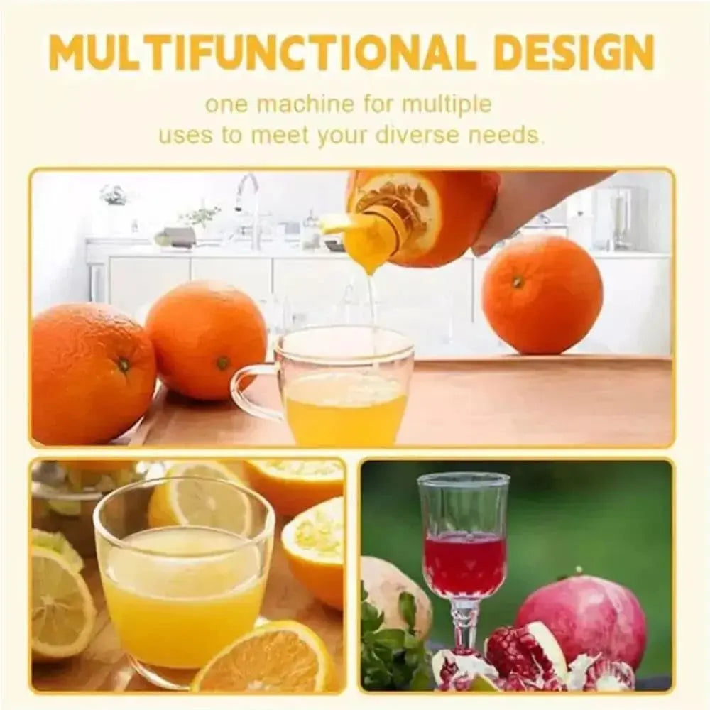 2-teiliges Zitronenpresse-Set mit Schraubanschluss – Frischer Saft überall und jederzeit!