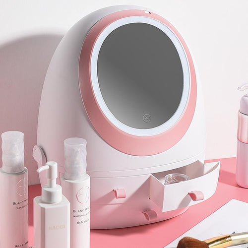 LED Spiegel Kosmetik Aufbewahrungsbox | Karnz