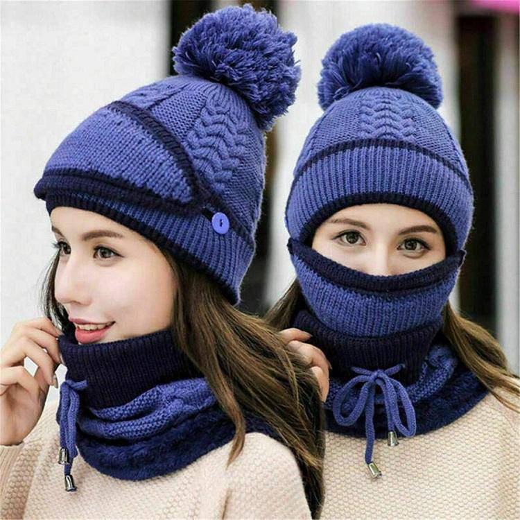 2022 Neues 3 in 1 Winter Beanie Set | Karnz