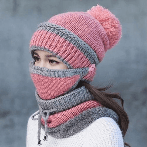 2022 Neues 3 in 1 Winter Beanie Set | Karnz