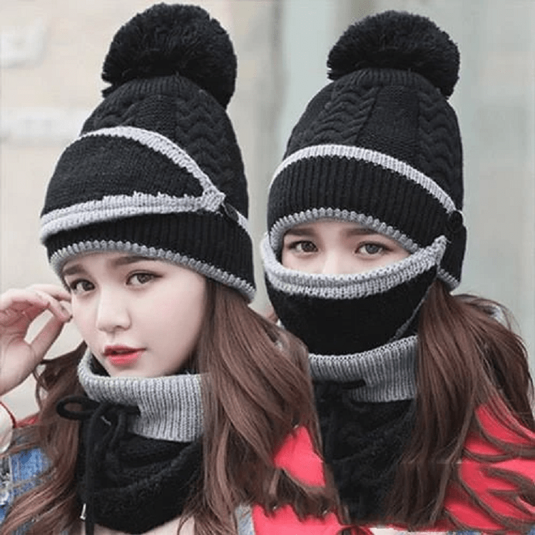 2022 Neues 3 in 1 Winter Beanie Set | Karnz